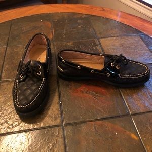 Black Sperry Top-Sider shoes